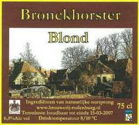 Bronckhorster Brewing Company , Bronckhorster Blond