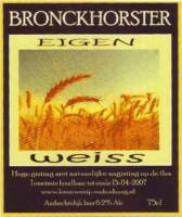 Bronckhorster Brewing Company , Bronckhorster Eigen Weiss