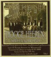 Bronckhorster Brewing Company , Hooge Heeren Speciaal Blond