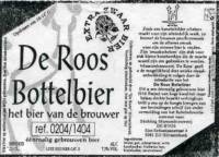 Bierbrouwerij De Roos Anno 1877, De Roos Bottelbier