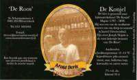 Bierbrouwerij De Roos Anno 1877, De Konjel