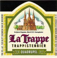 Brouwerij De Koningshoeven , La Trappe Trappistenbier Quadrupel 1992