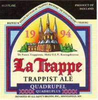 Brouwerij De Koningshoeven , La Trappe Trappist Ale Quadrupel Quadruplus 1994