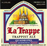 Brouwerij De Koningshoeven , La Trappe Trappist Ale Quadrupel Quadruplus 1995