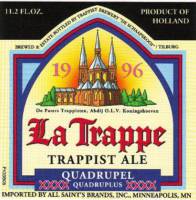 Brouwerij De Koningshoeven , La Trappe Trappist Ale Quadrupel Quadruplus 1996