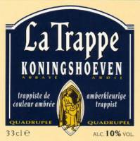 Brouwerij De Koningshoeven , La Trappe Koningshoeven Trappiste de Couleur Ambrée Quadrupel