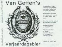 Brouwerij De Koningshoeven , Van Geffen's Verjaardagsbier