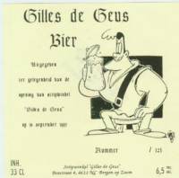 Scheldebrouwerij, Gilles de Geus Bier