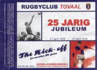 Scheldebrouwerij, Rugbyclub TOVAAL