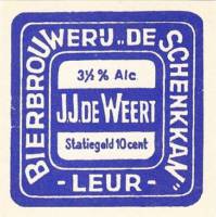 Bierbrouwerij De Schenkkan, J.J. De Weert