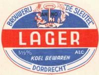 Brouwerij De Sleutel (Dordrecht), Lager
