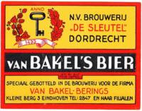 Brouwerij De Sleutel (Dordrecht), Van Bakel's Bier