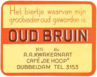 Brouwerij De Sleutel (Dordrecht), Oud Bruin Kwakernaat