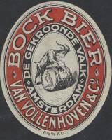 Van Vollenhoven's Bierbrouwerij, Van Vollenhoven's & Co Bock Bier