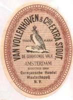 Van Vollenhoven's Bierbrouwerij, Van Vollenhoven & co's Extra Stout