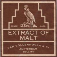 Van Vollenhoven's Bierbrouwerij, Extract of Malt