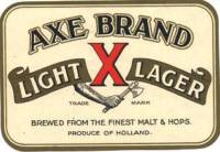 Van Vollenhoven's Bierbrouwerij, Axe Brand Light Lager