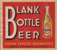 Van Vollenhoven's Bierbrouwerij, Blank Bottle Beer