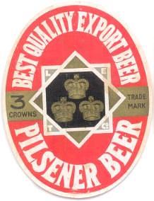 Van Vollenhoven's Bierbrouwerij, 3 Crowns Pilsener Beer