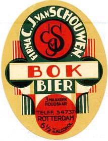 Van Vollenhoven's Bierbrouwerij, C.J. Van Schouwen Bokbier