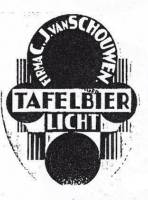 Van Vollenhoven's Bierbrouwerij, C.J. Van Schouwen Tafelbier Licht
