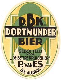 Van Vollenhoven's Bierbrouwerij, DBK Dortmunder