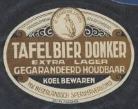 Van Vollenhoven's Bierbrouwerij, De Gekroonde Sperwer Tafelbier Donker