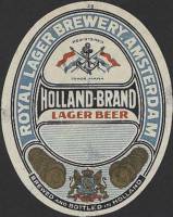 Van Vollenhoven's Bierbrouwerij, Holland Brand Lager Beer