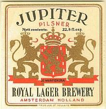 Van Vollenhoven's Bierbrouwerij, Jupiter Pilsner