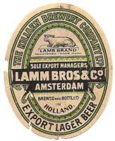 Van Vollenhoven's Bierbrouwerij, Lamb Brand Export Lager Bier