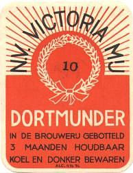 Van Vollenhoven's Bierbrouwerij, N.V. Victoria Mij Dortmunder