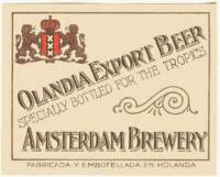 Van Vollenhoven's Bierbrouwerij, Olandia Export Beer