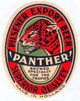 Van Vollenhoven's Bierbrouwerij, Panther Pilsener Export Beer