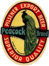 Van Vollenhoven's Bierbrouwerij, Peacock Brand Pilsener Export