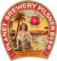 Van Vollenhoven's Bierbrouwerij, Planet Brewery Pilsener Beer