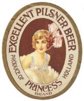 Van Vollenhoven's Bierbrouwerij, Princess Excellent Pilsner Beer