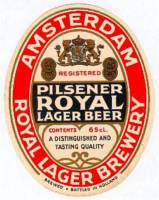 Van Vollenhoven's Bierbrouwerij, Pilsener Royal Lager Beer