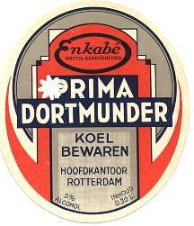 Van Vollenhoven's Bierbrouwerij, Prima Dortmunder Enkabé
