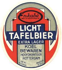 Van Vollenhoven's Bierbrouwerij, Licht Tafelbier Enkabé