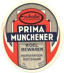 Van Vollenhoven's Bierbrouwerij, Prima Munchener Enkabé