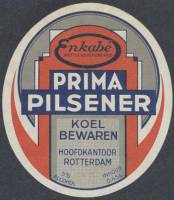 Van Vollenhoven's Bierbrouwerij, Prima Pilsener Bier Enkabé