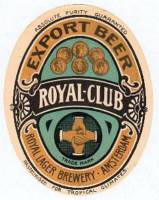 Van Vollenhoven's Bierbrouwerij, Royal Club Export Beer