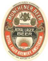Van Vollenhoven's Bierbrouwerij, Royal Lager Beer Münchener