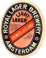 Van Vollenhoven's Bierbrouwerij, Royal Lager Light Lager