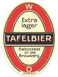 Van Vollenhoven's Bierbrouwerij, W.D. Tafelbier Extra Lager