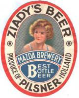 Van Vollenhoven's Bierbrouwerij, Ziady's Beer Pilsener