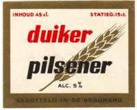 Bierbrouwerij De Vriendenkring, Duiker Pilsener