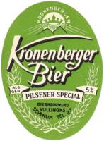 Bierbrouwerij Vullinghs, Kronenberger Bier Pilsener Special