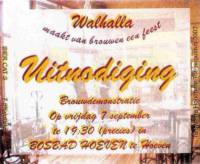 Walhalla Brouwerij, Walhalla Uitnodiging 7 Sept