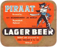 Bierbrouwerij De Wereld (Raamsdonk), Piraat Lager Beer